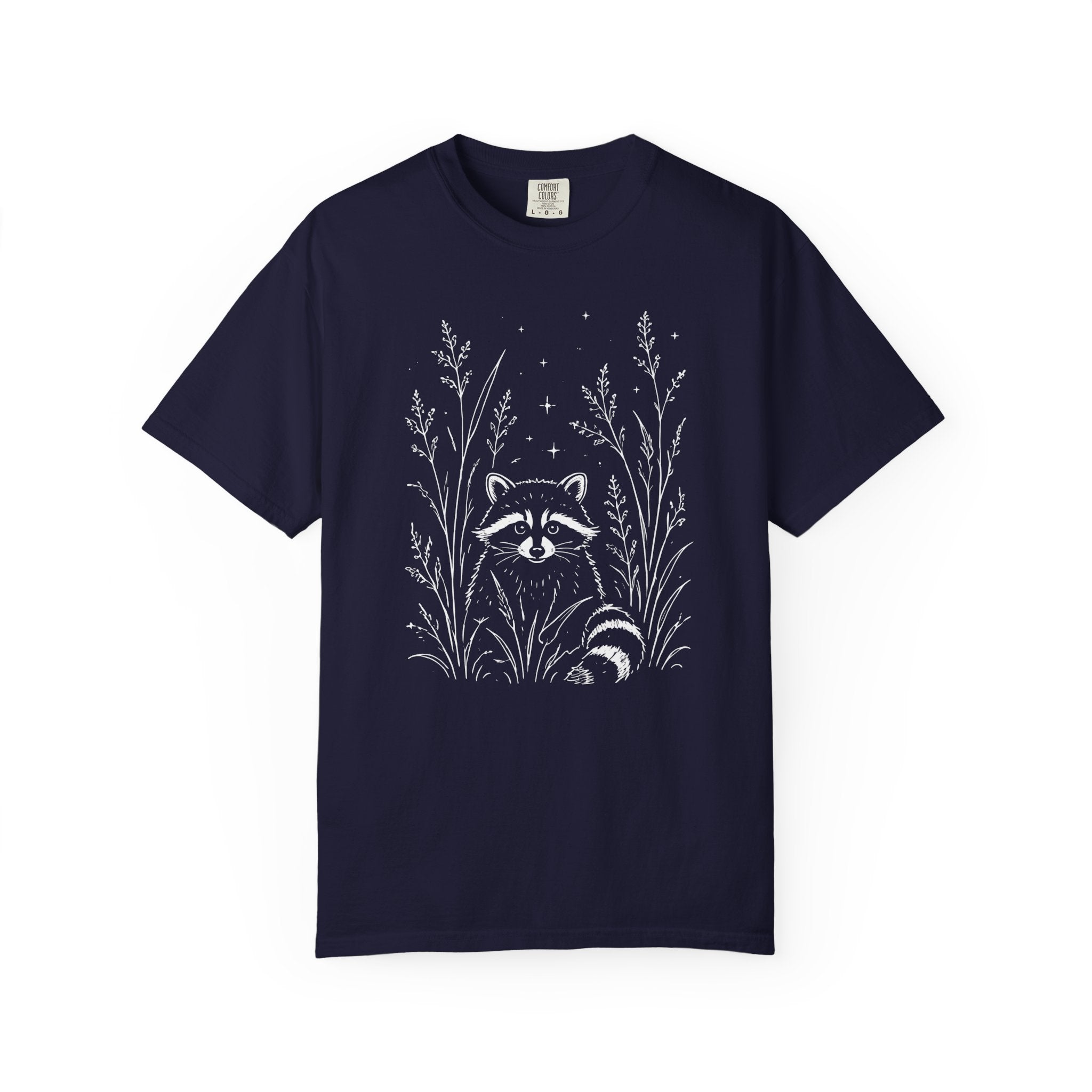 Raccoon Wildflower T-Shirt