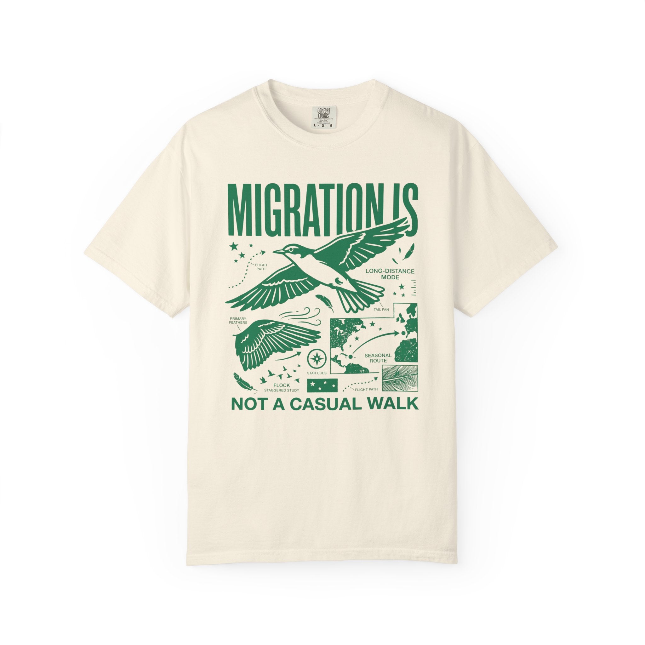 Vintage Bird Migration T-Shirt