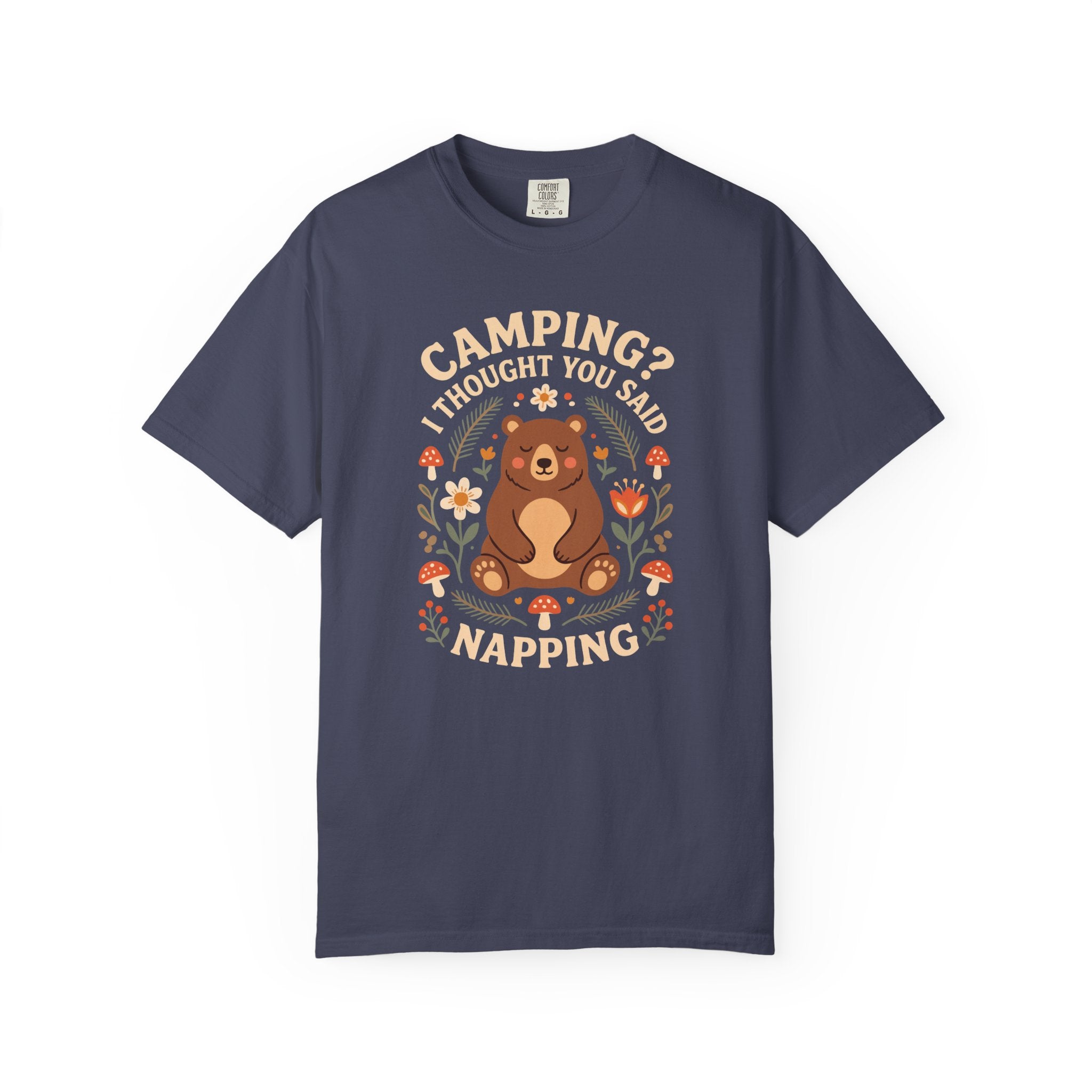 Camping? I Thought You Said Napping Bear T-Shirt