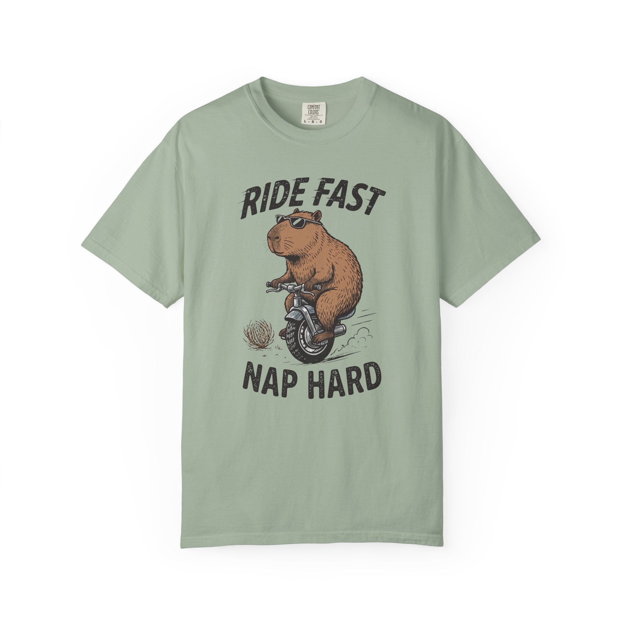 Ride Fast Nap Hard Capybara T-Shirt