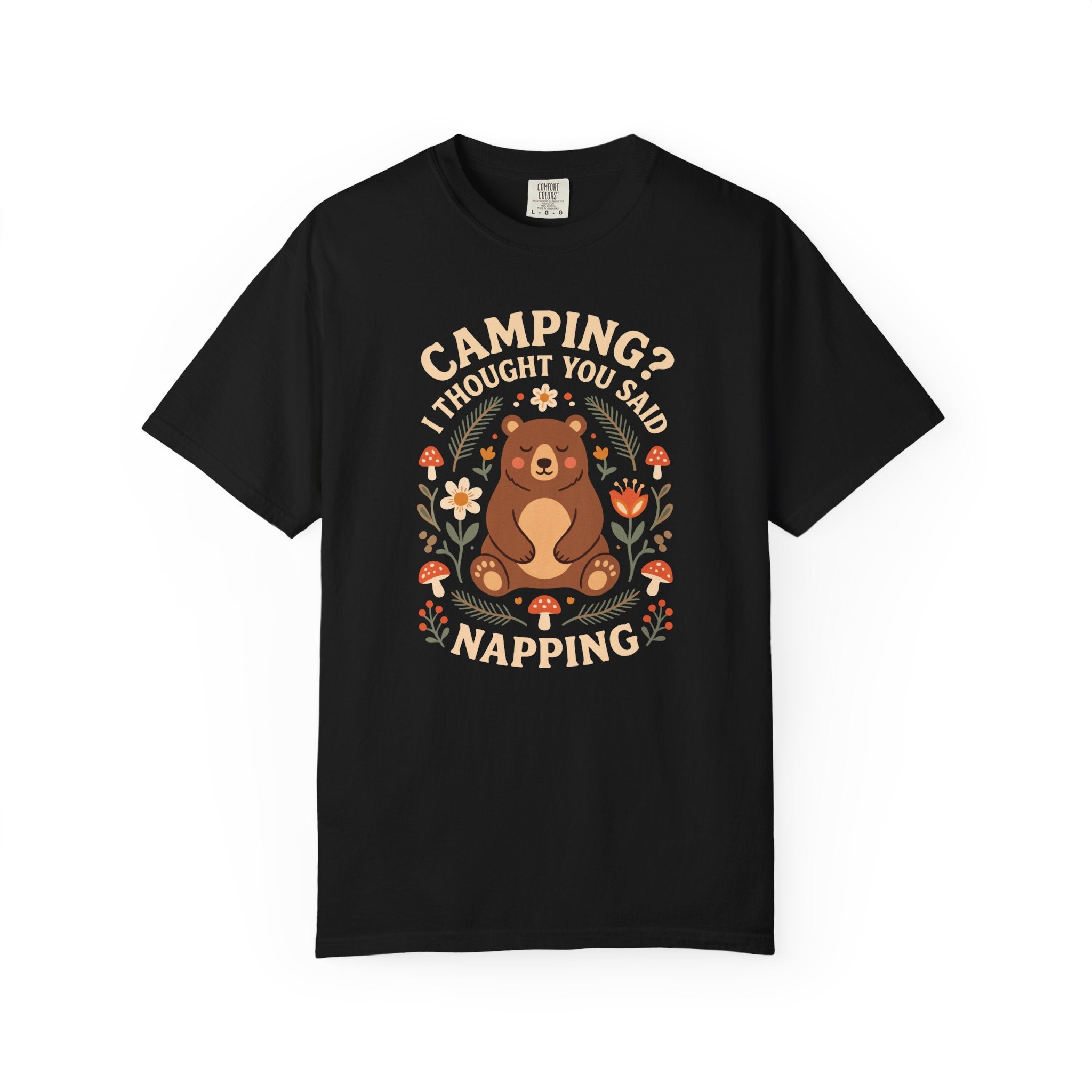 Camping? I Thought You Said Napping Bear T-Shirt