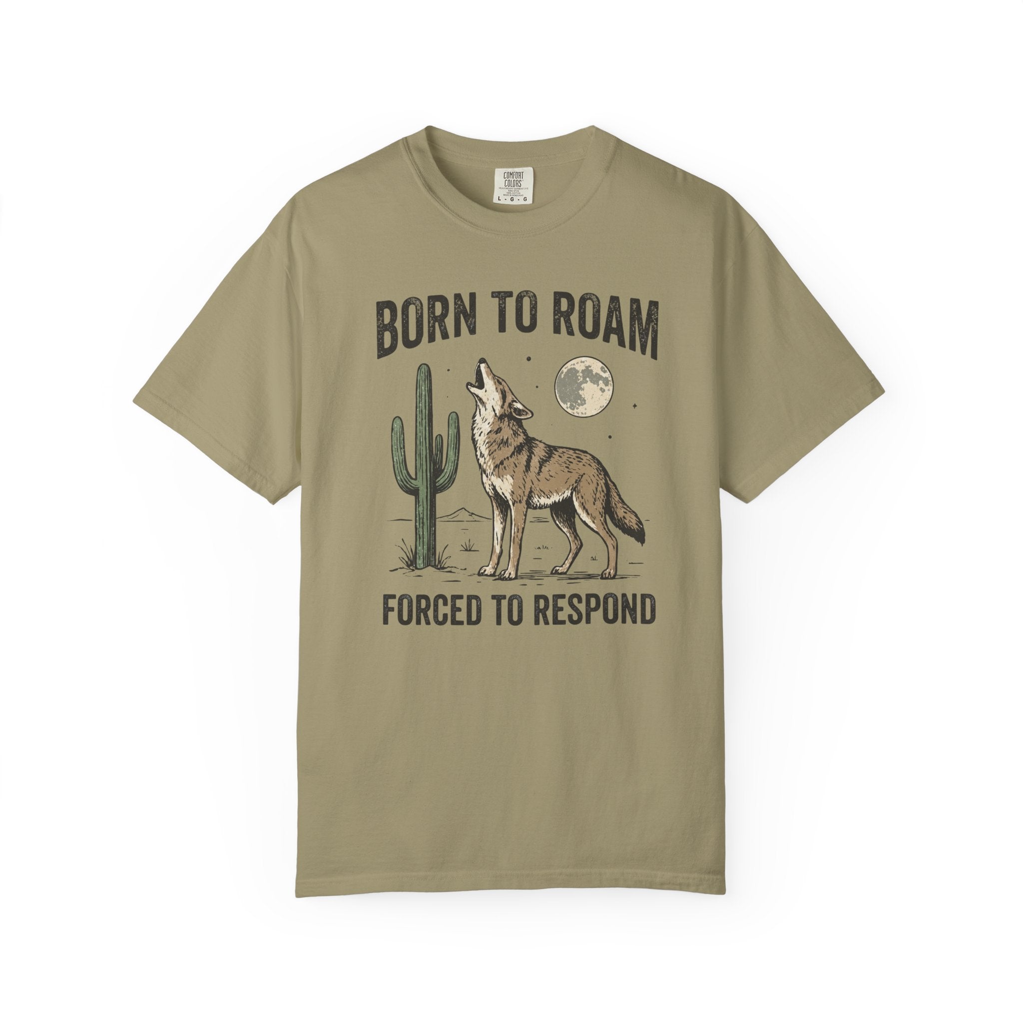 Born to Roam Wolf T-Shirt
