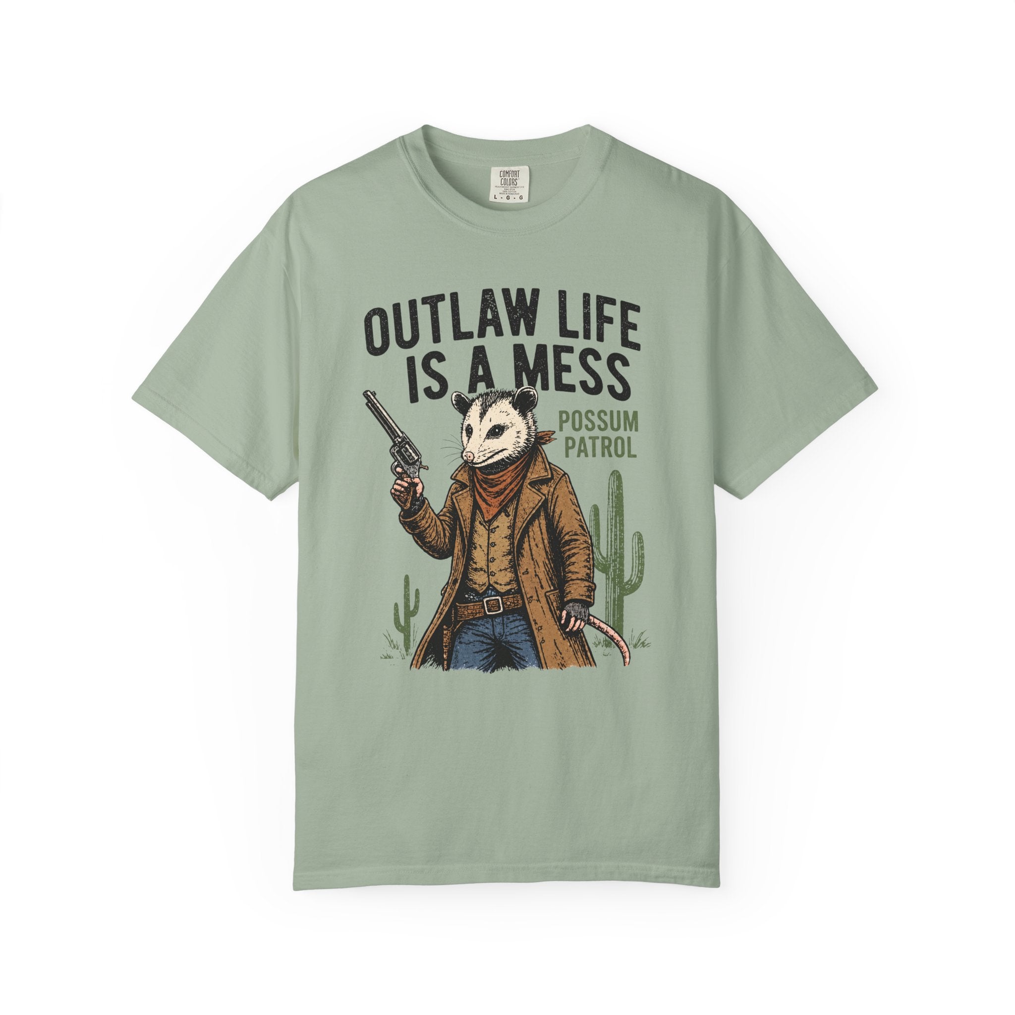 Outlaw Life Is A Mess Possum T-Shirt