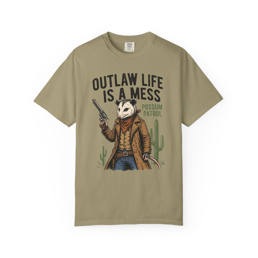 Outlaw Life Is A Mess Possum T-Shirt