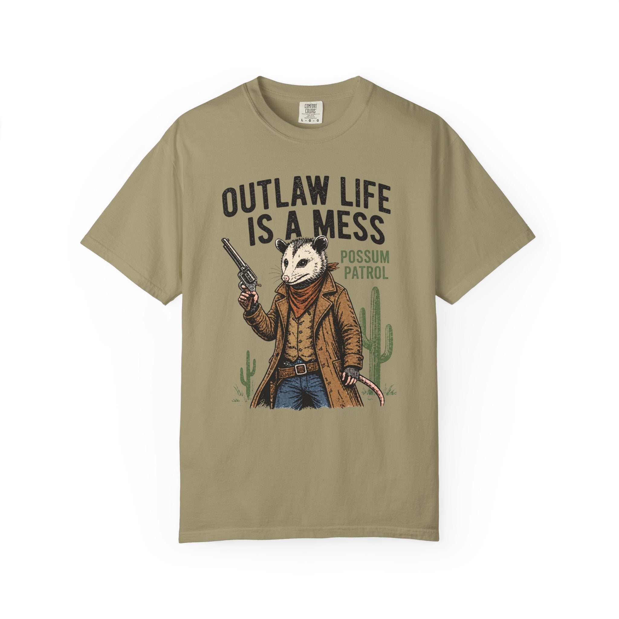 Outlaw Life Is A Mess Possum T-Shirt