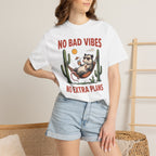 No Bad Vibes No Extra Plans Possum T-Shirt
