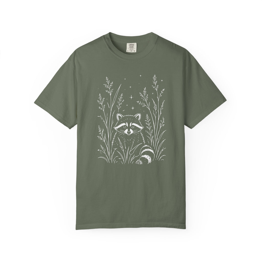 Raccoon Wildflower T-Shirt