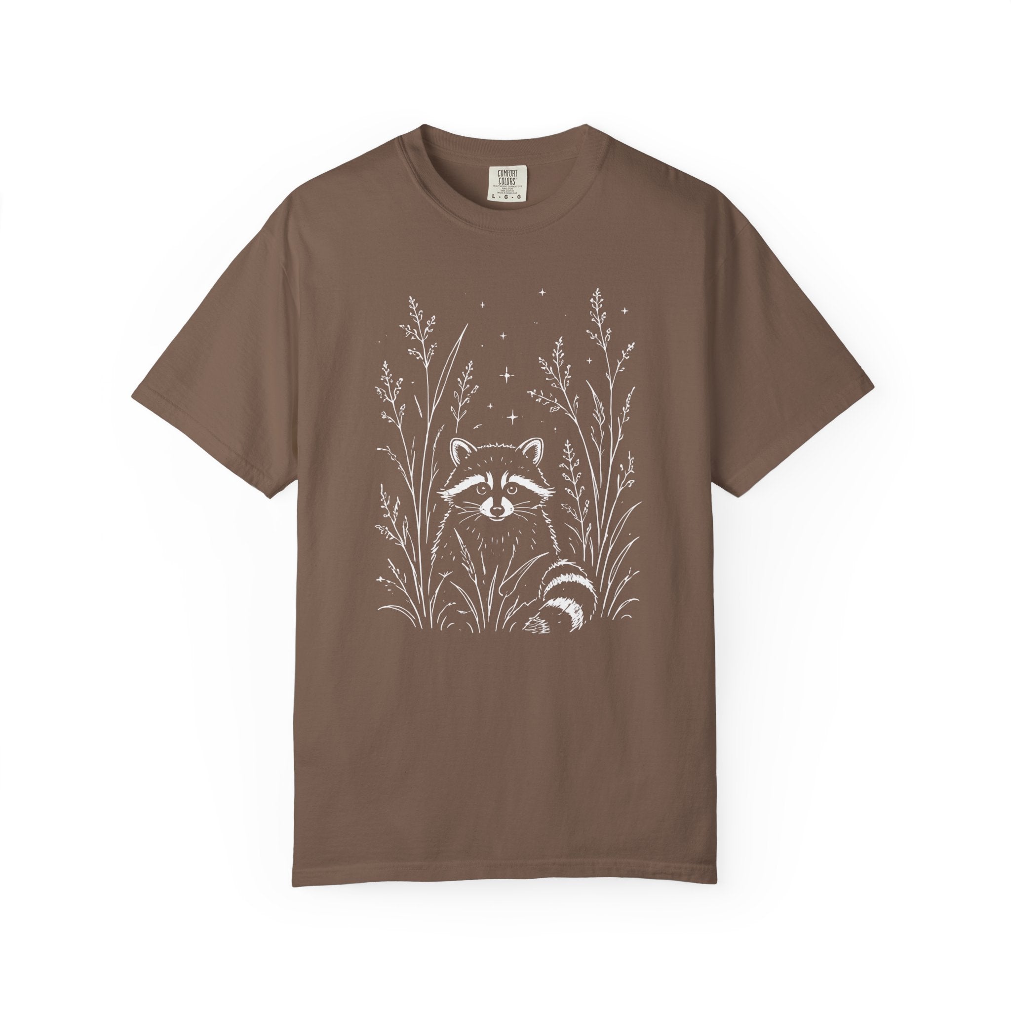Raccoon Wildflower T-Shirt