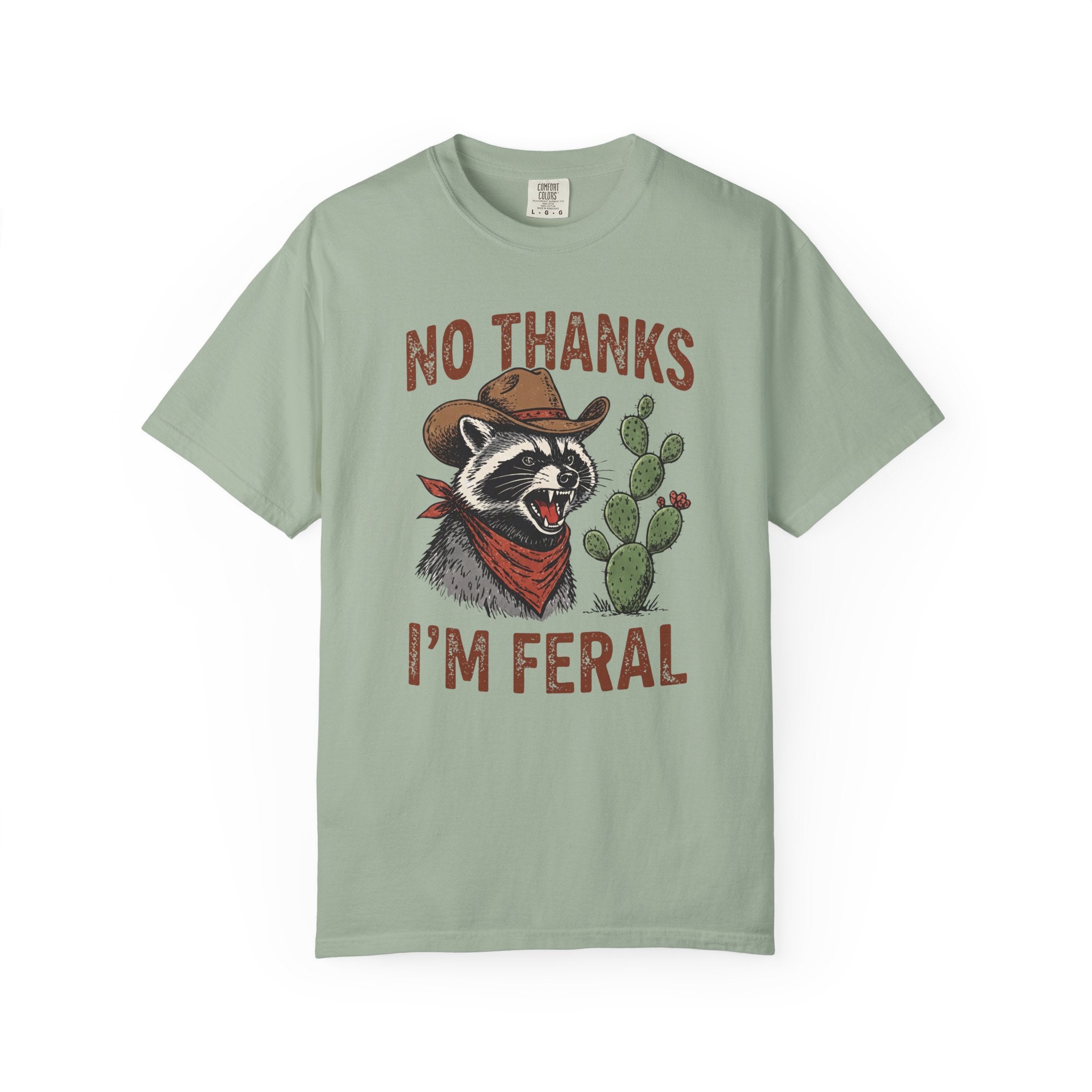 No Thanks Raccoon T-Shirt