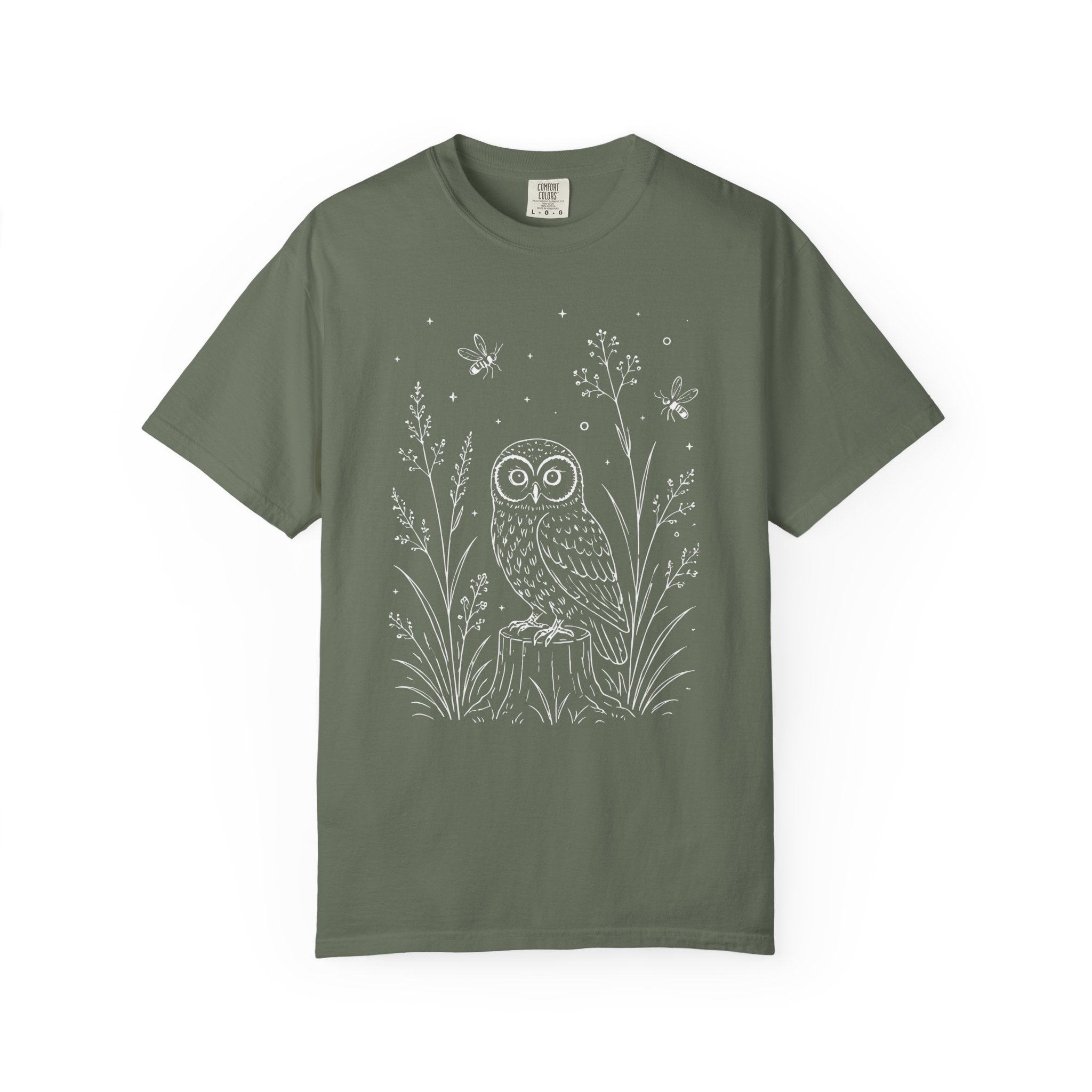 Firefly Owl Wildflower T-Shirt