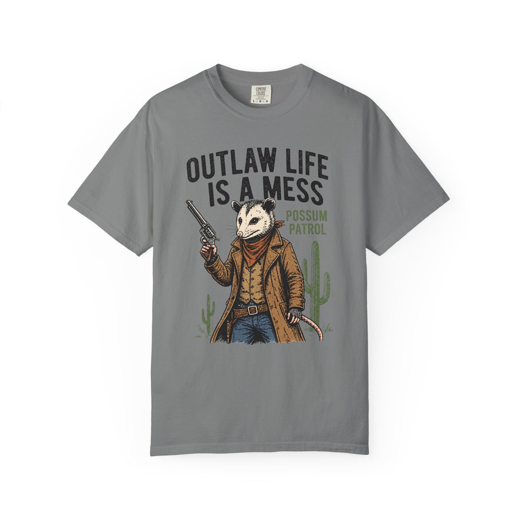 Outlaw Life Is A Mess Possum T-Shirt