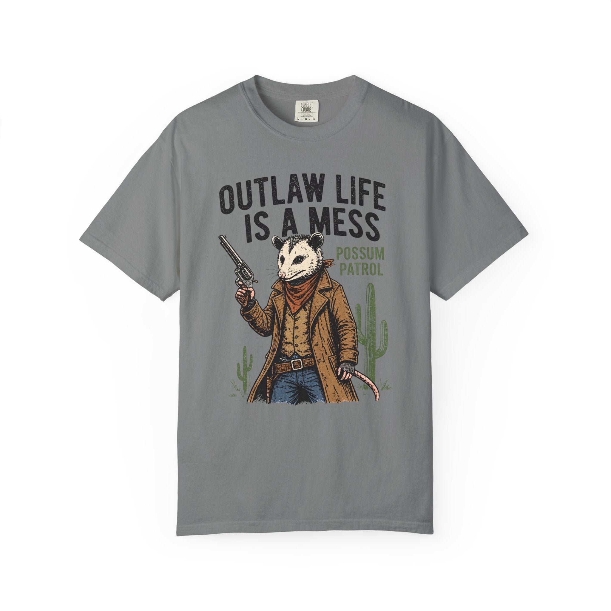 Outlaw Life Is A Mess Possum T-Shirt
