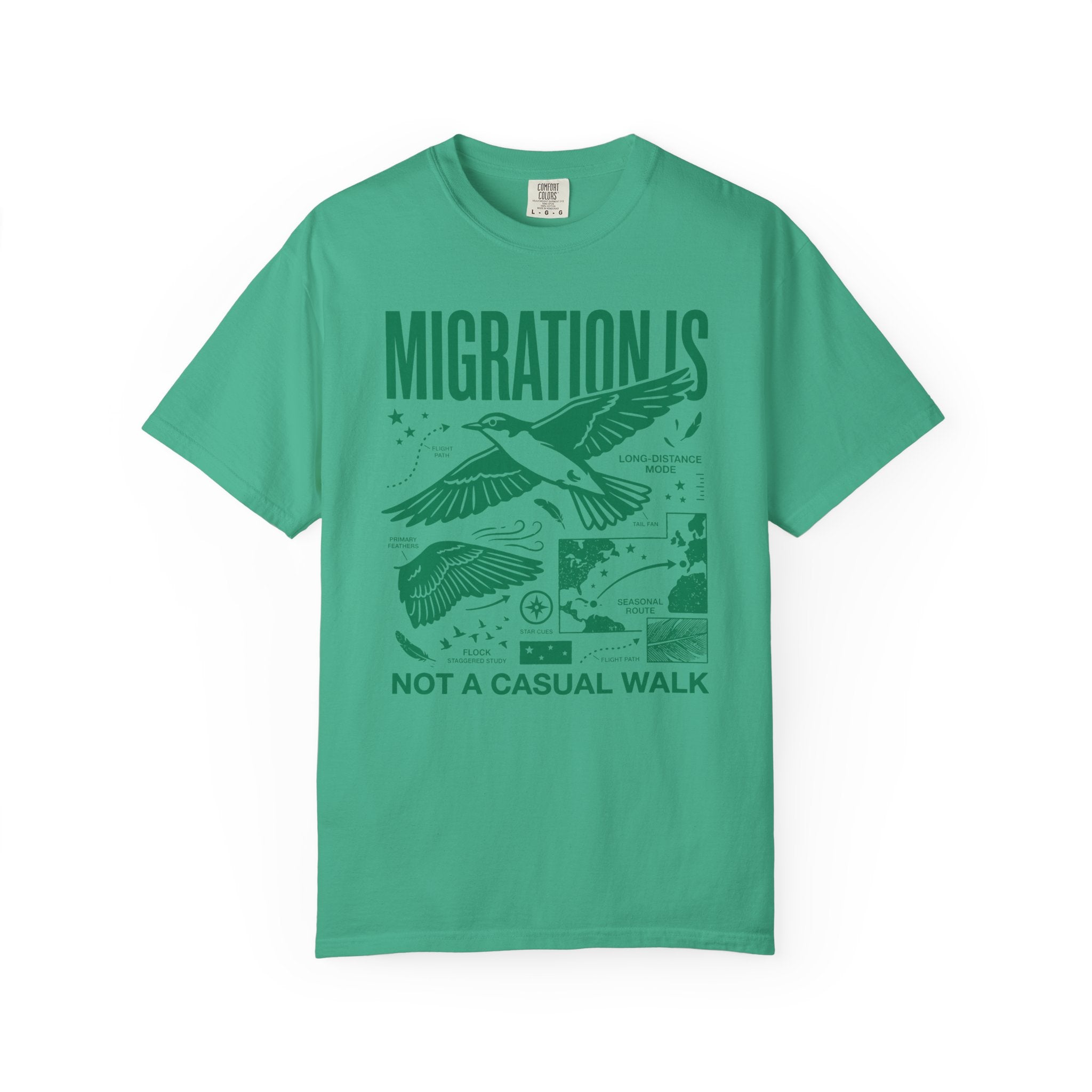 Vintage Bird Migration T-Shirt