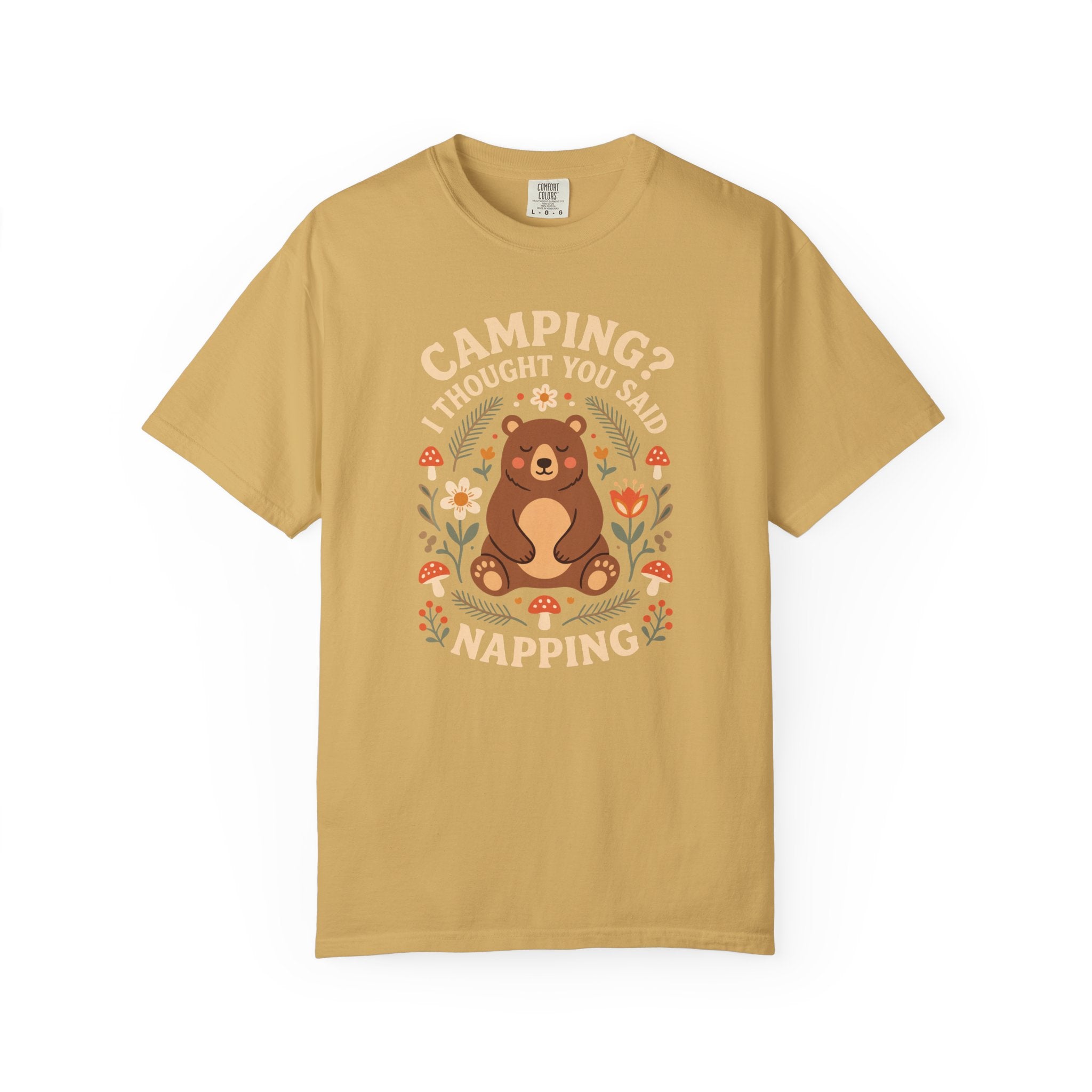 Camping? I Thought You Said Napping Bear T-Shirt