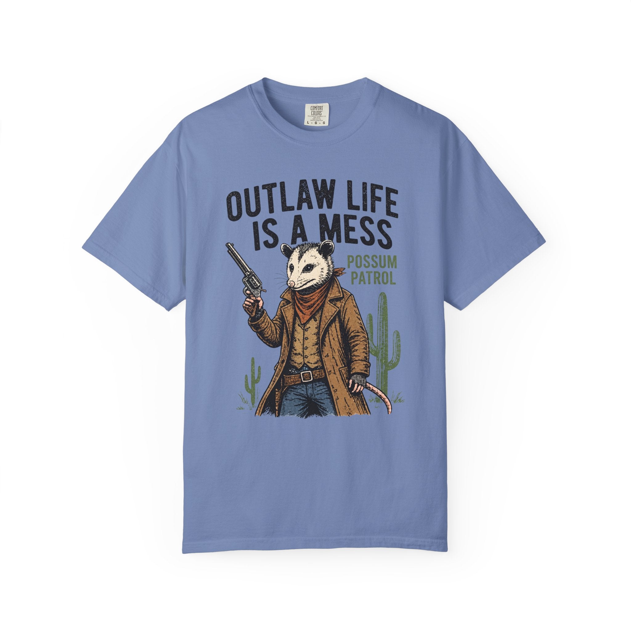 Outlaw Life Is A Mess Possum T-Shirt