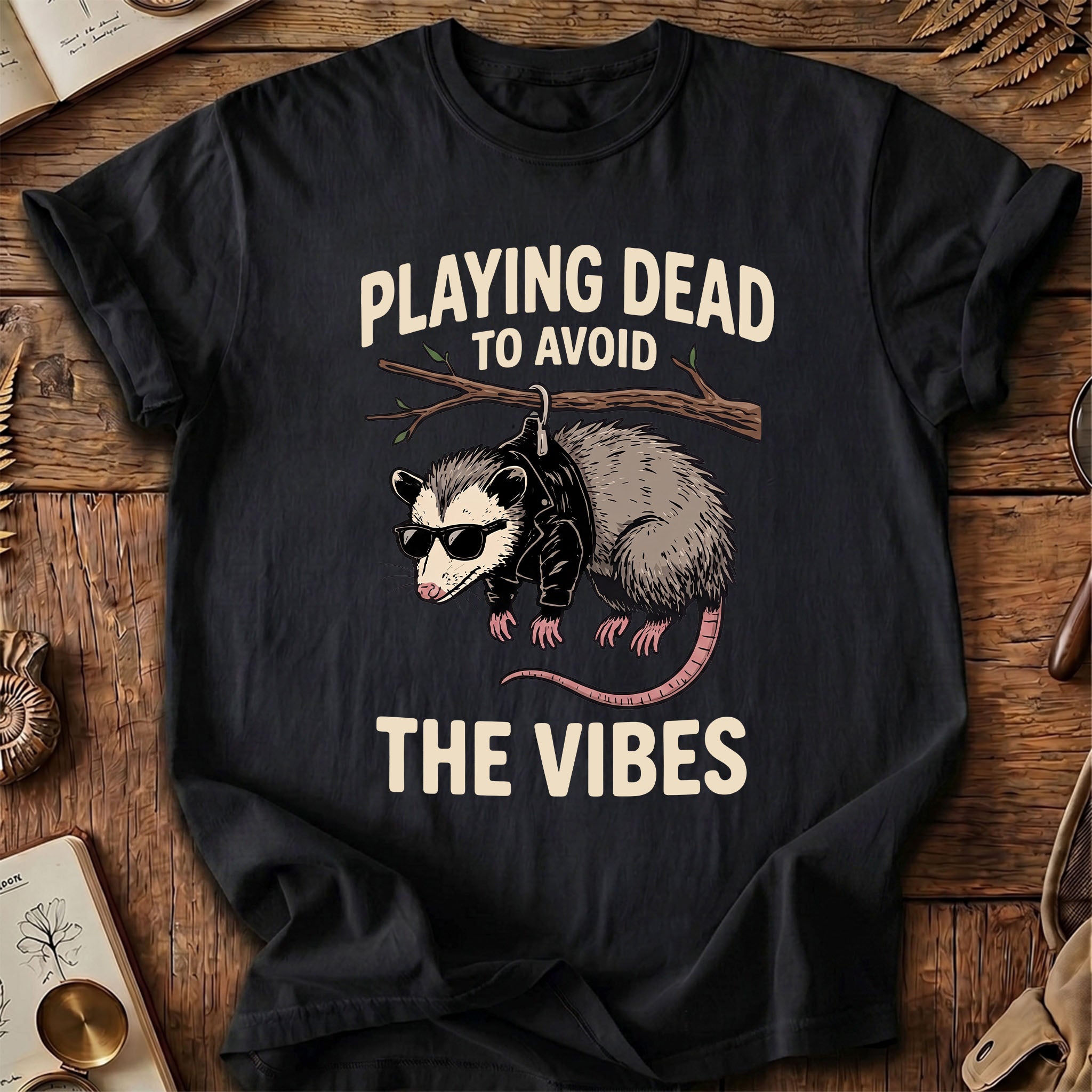 Playing Dead Possum T-Shirt