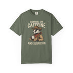 Running On Caffeine Badger T-Shirt