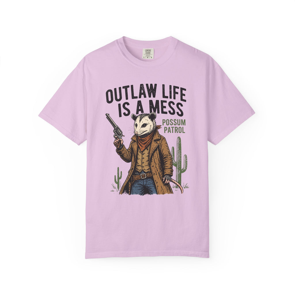 Outlaw Life Is A Mess Possum T-Shirt