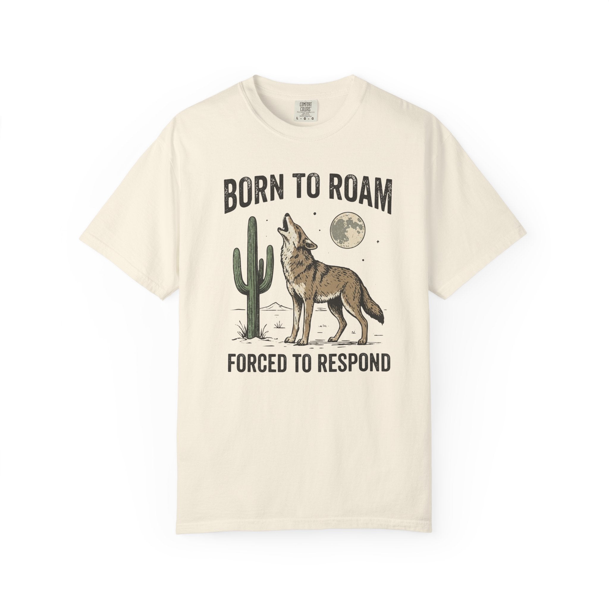 Born to Roam Wolf T-Shirt