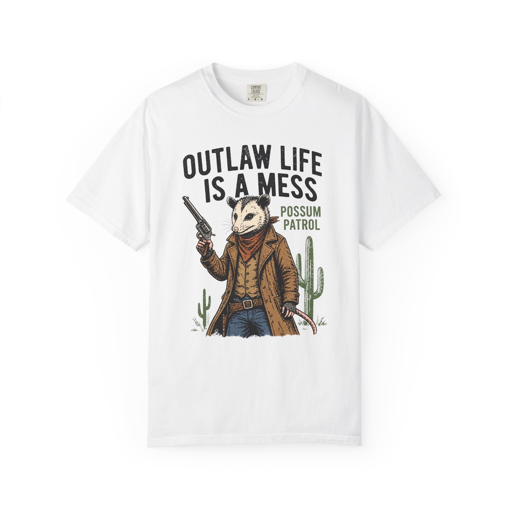 Outlaw Life Is A Mess Possum T-Shirt
