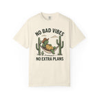 No Bad Vibes No Extra Plans Tortoise T-Shirt