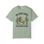No Bad Vibes No Extra Plans Tortoise T-Shirt