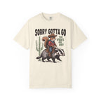 Sorry Gotta Go Squirrel Badger T-Shirt