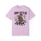 Sorry Gotta Go Squirrel Badger T-Shirt