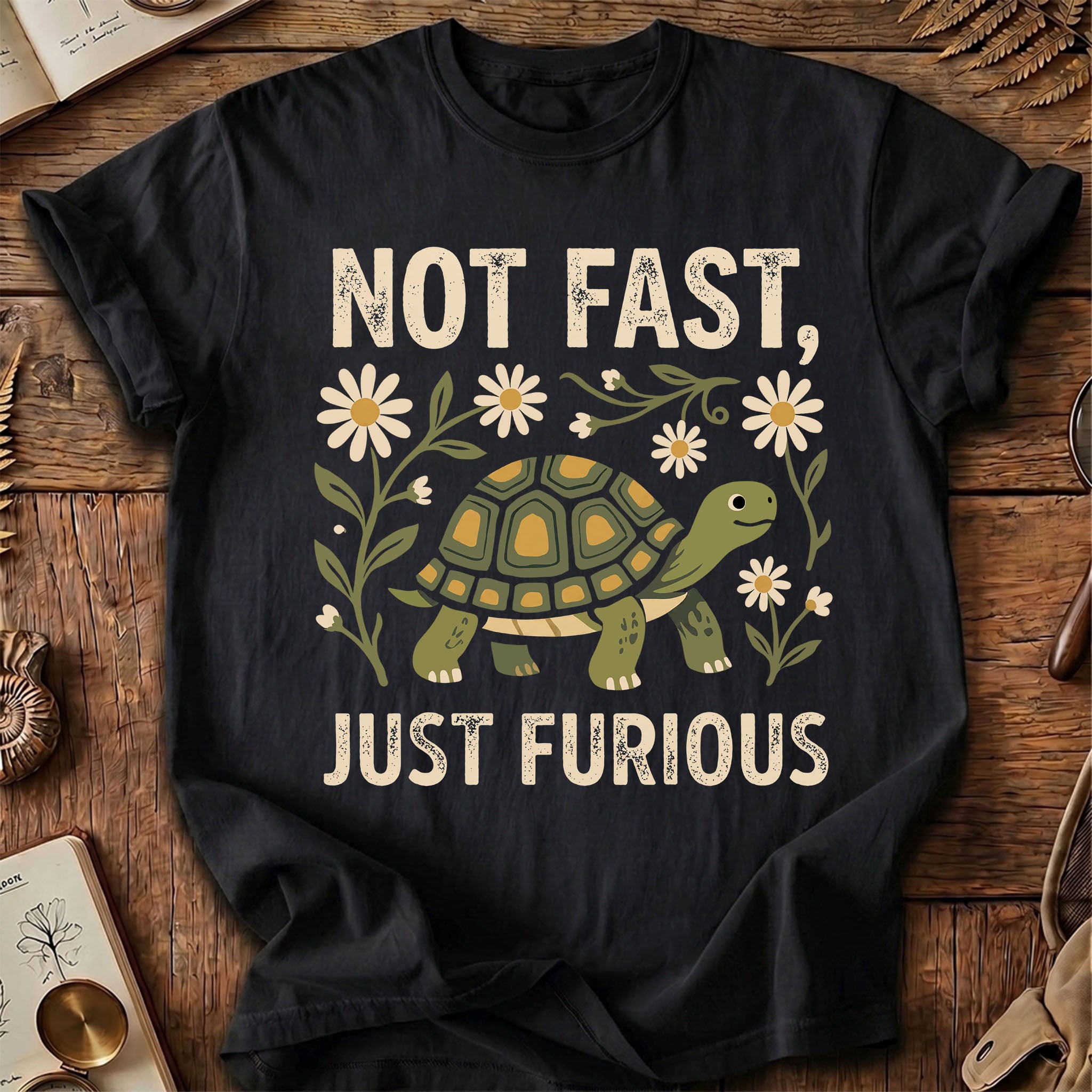 Not Fast Just Furious Tortoise T-Shirt