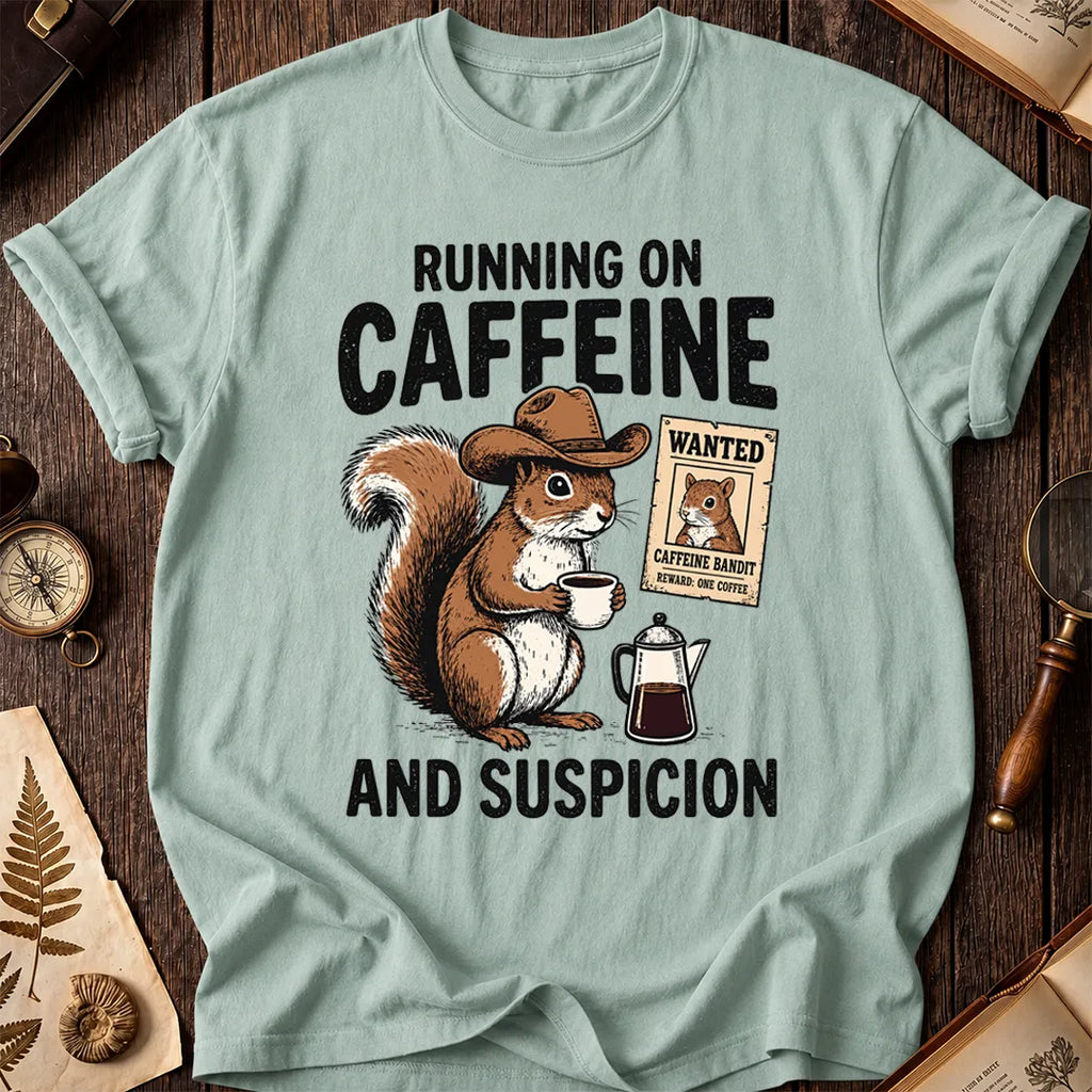 Caffeine Squirrel T-Shirt