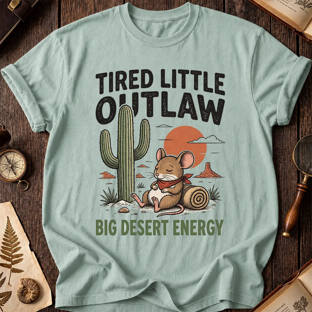 Tired Outlaw Mouse T-Shirt