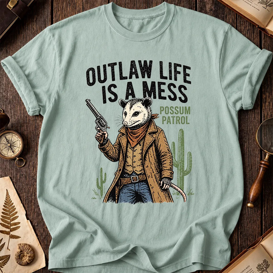Messy Outlaw Possum T-Shirt