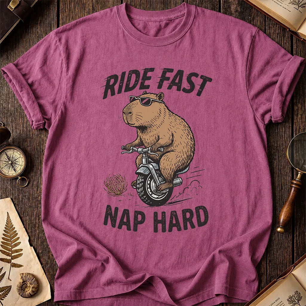Capybara Nap Hard T-Shirt