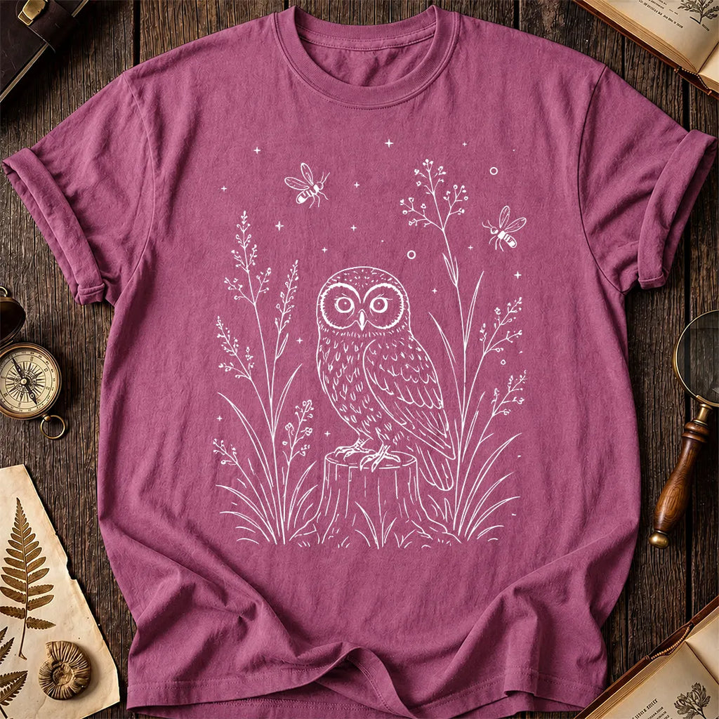 Owl Wildflower T-Shirt