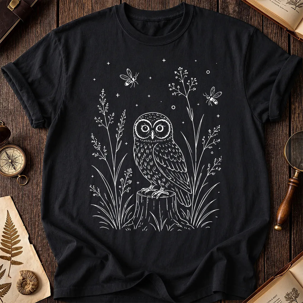 Owl Wildflower T-Shirt