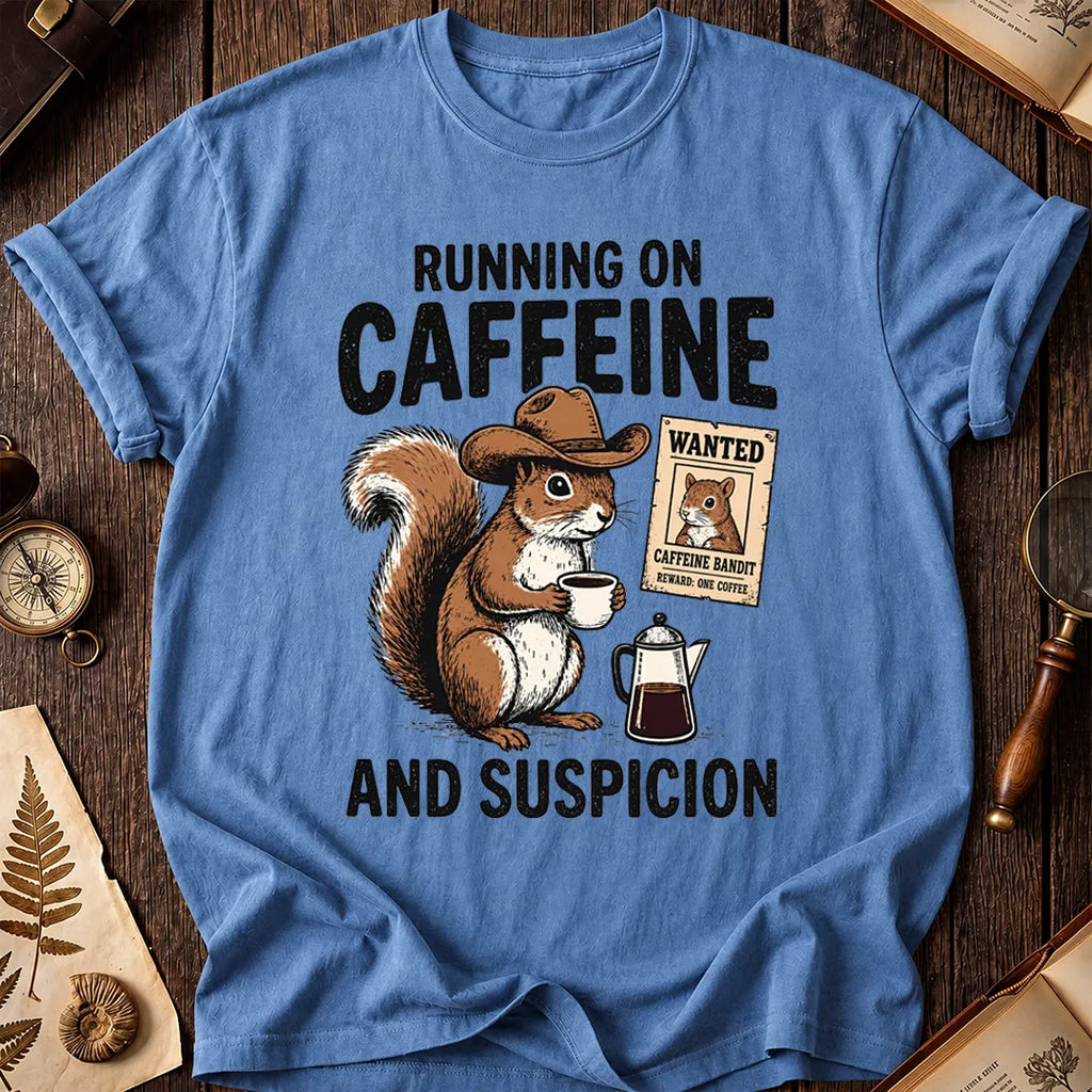Caffeine Squirrel T-Shirt