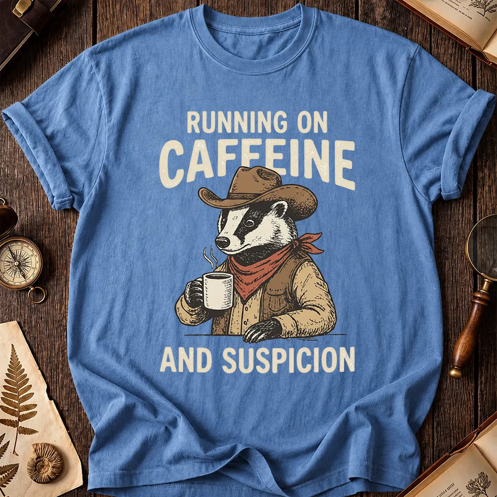 Caffeine Badger T-Shirt