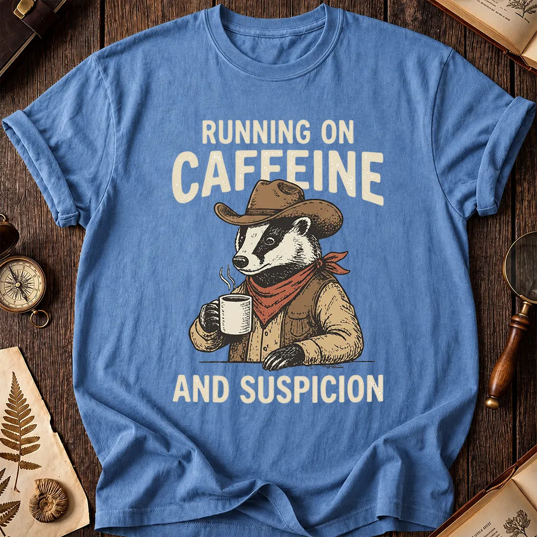 Caffeine Badger T-Shirt