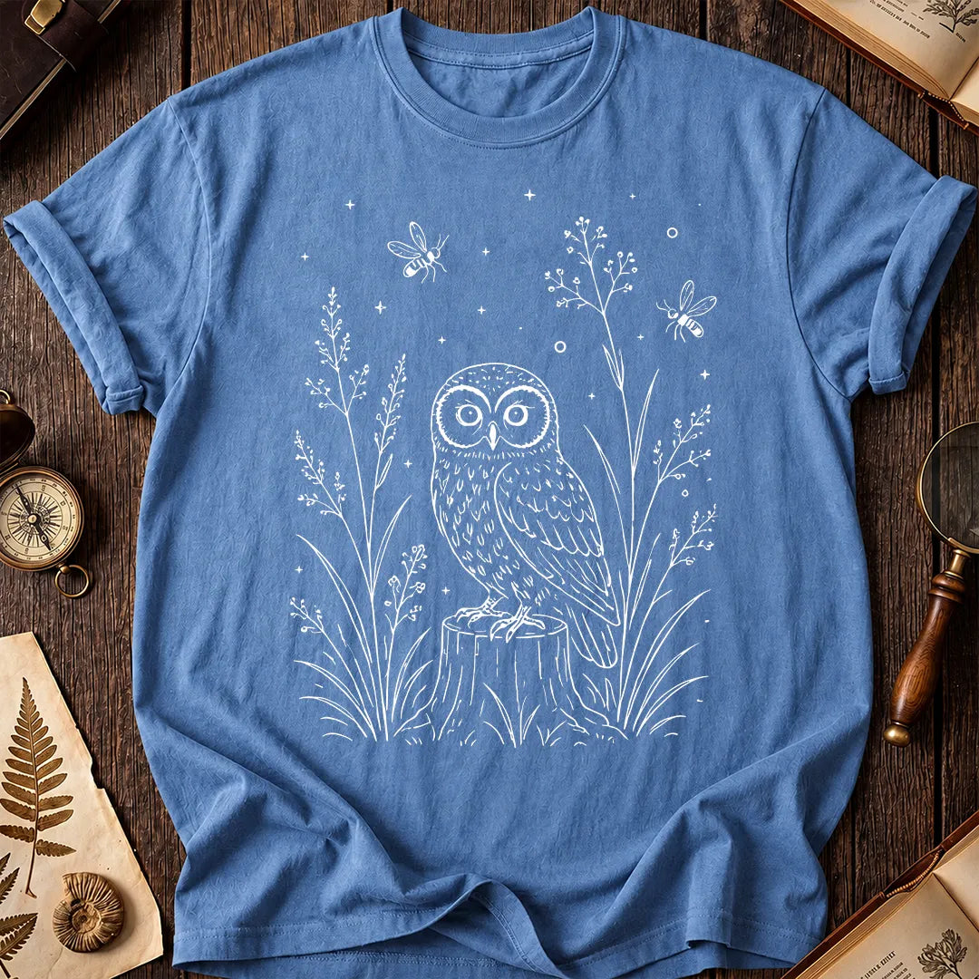 Owl Wildflower T-Shirt