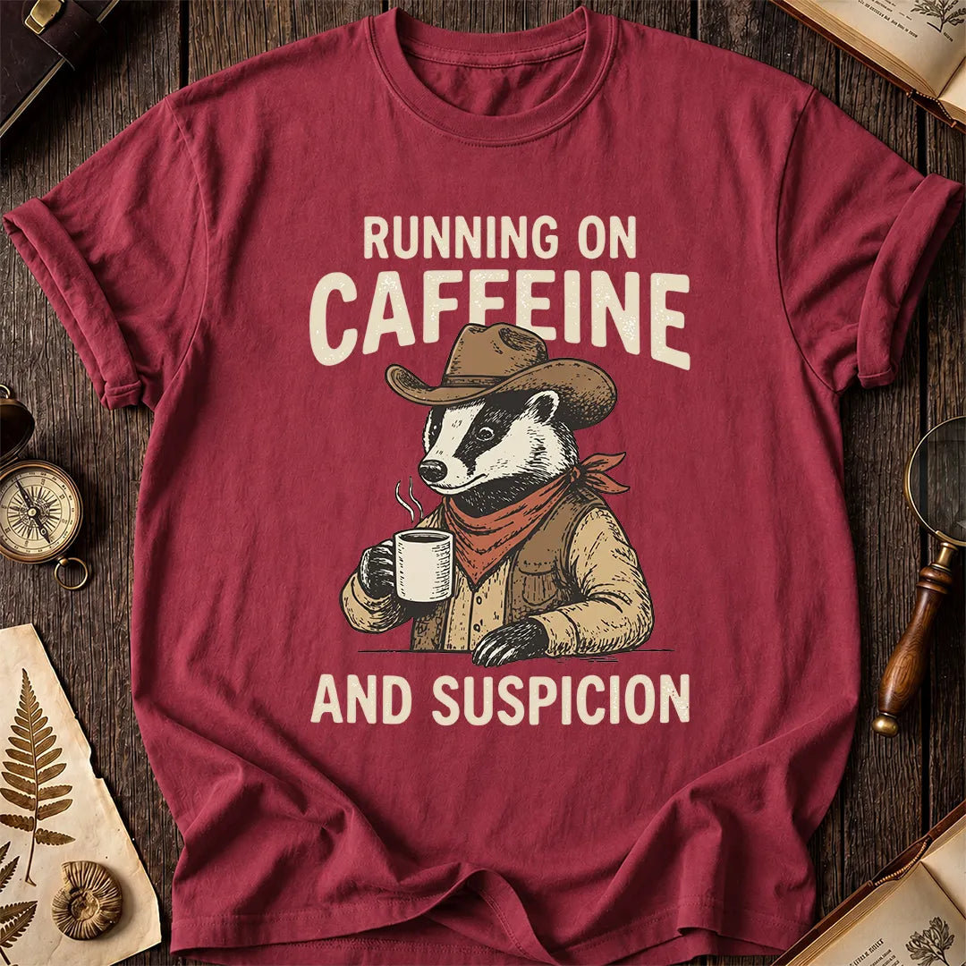 Caffeine Badger T-Shirt