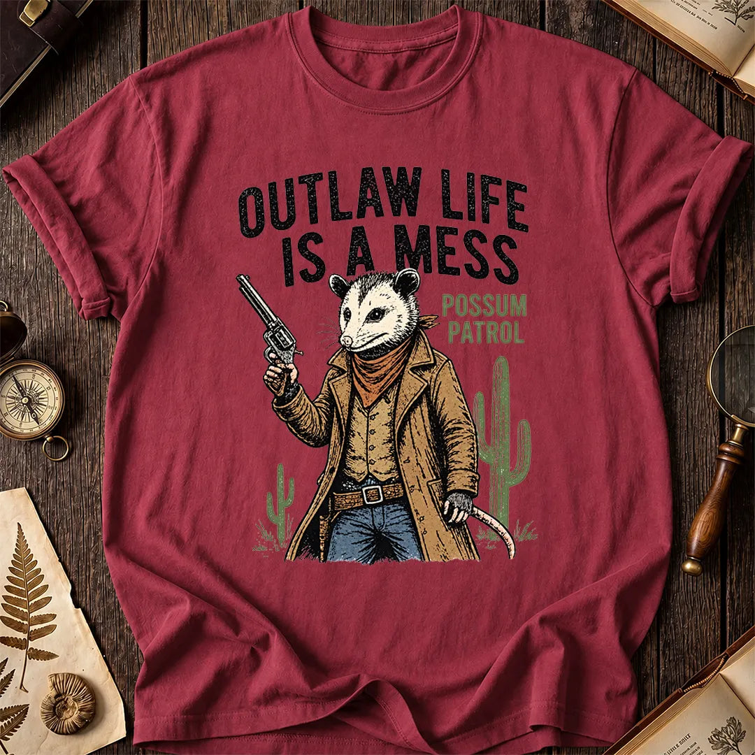 Messy Outlaw Possum T-Shirt