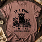 Fine Black Cat T-Shirt