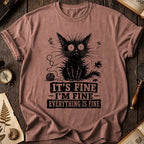 Fine Black Cat T-Shirt