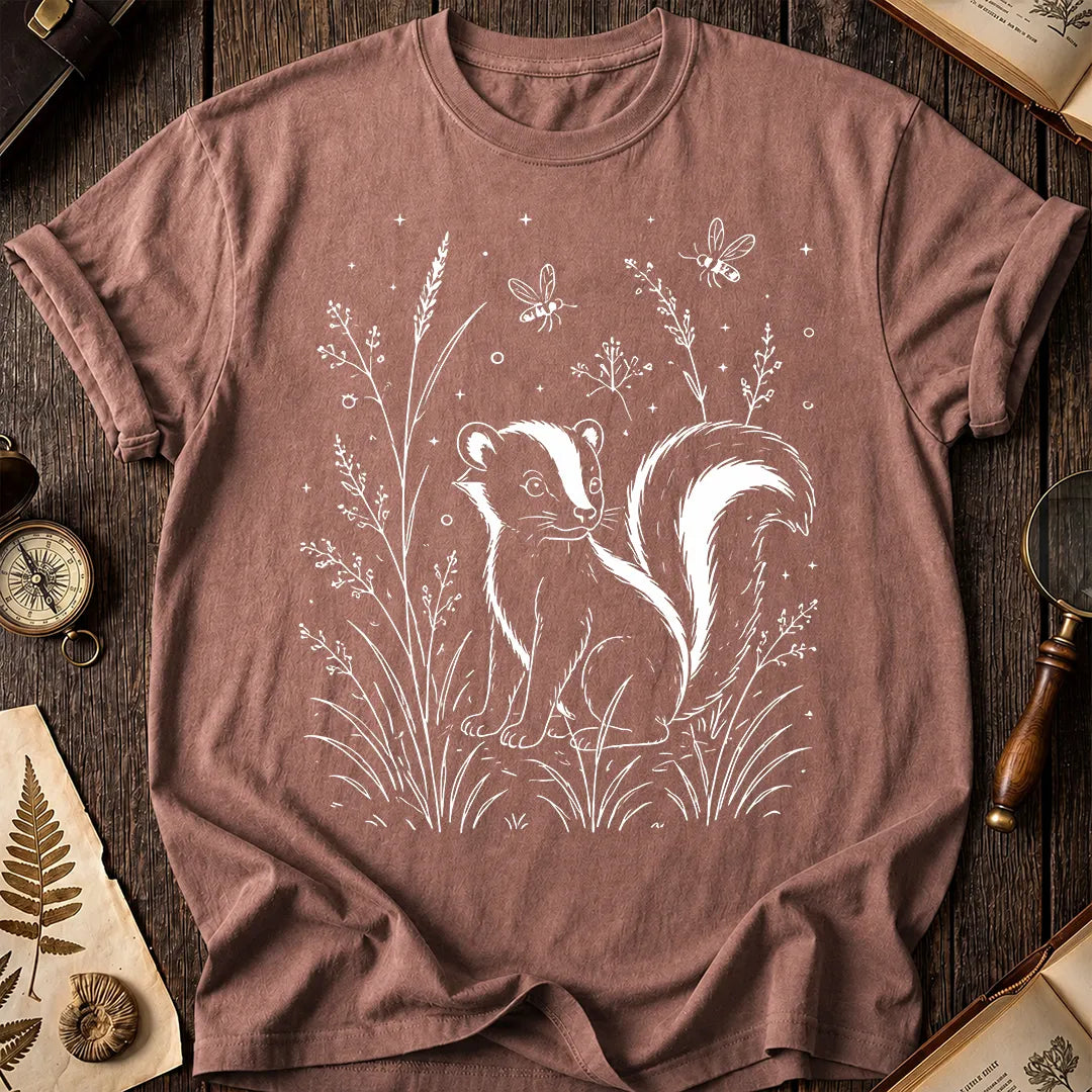 Skunk Wildflower T-Shirt