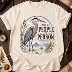 Heron Avoids People T-Shirt