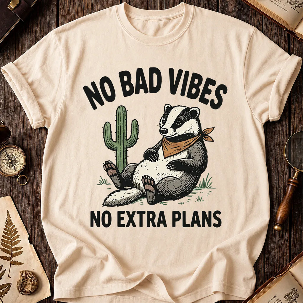 Badger No Bad Vibes T-Shirt