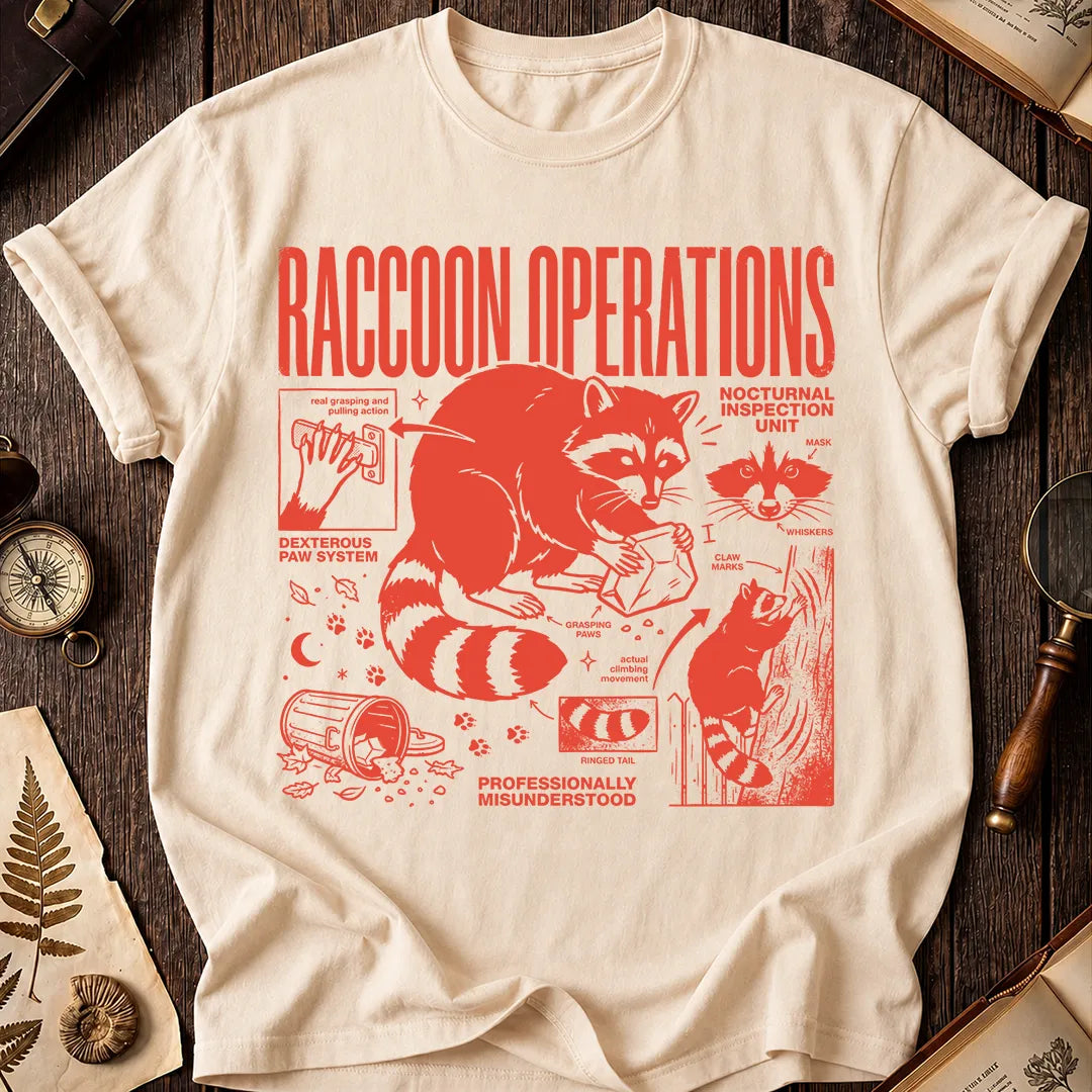 Raccoon Operations T-Shirt