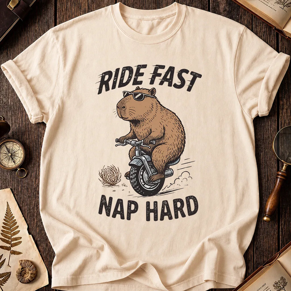 Capybara Nap Hard T-Shirt