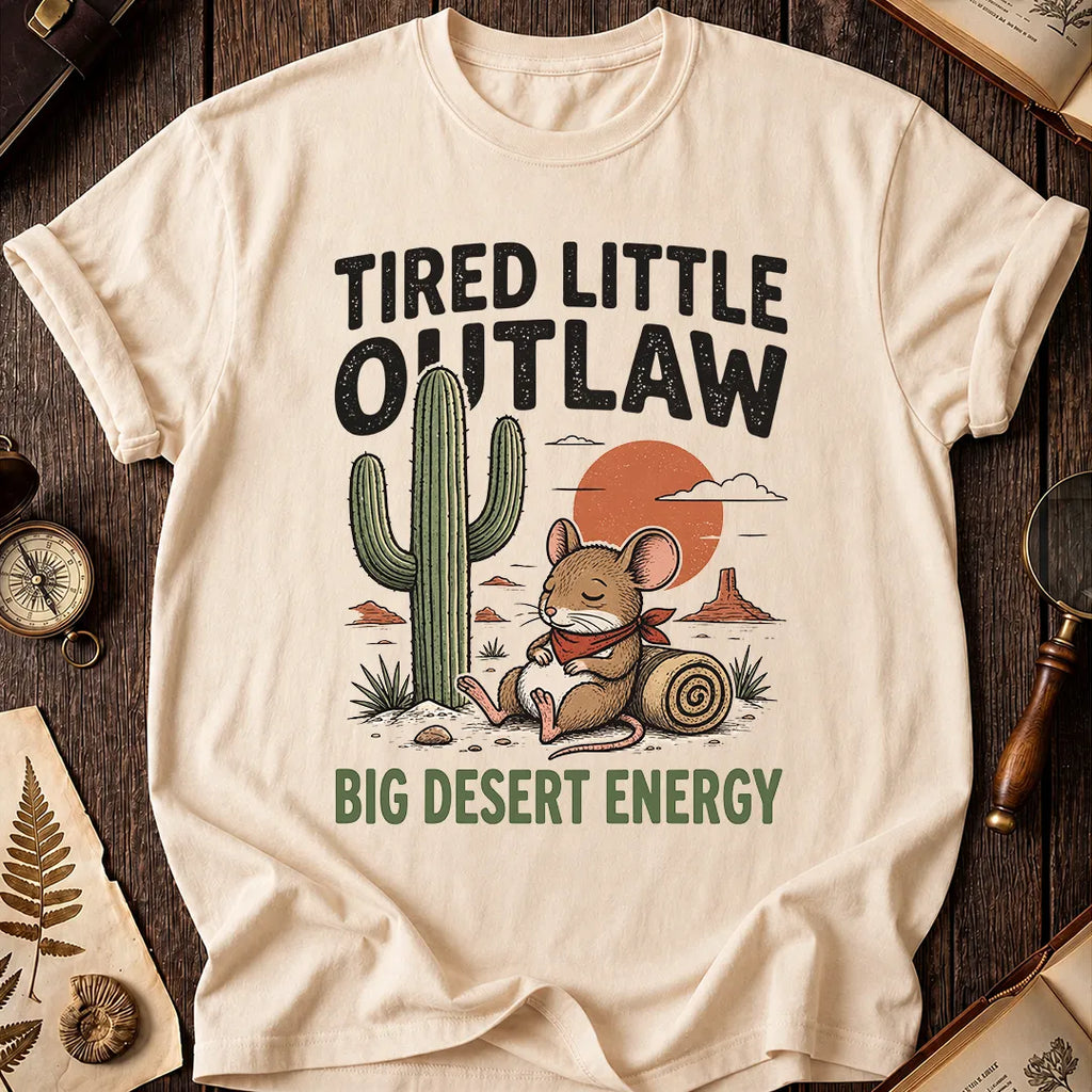 Tired Outlaw Mouse T-Shirt