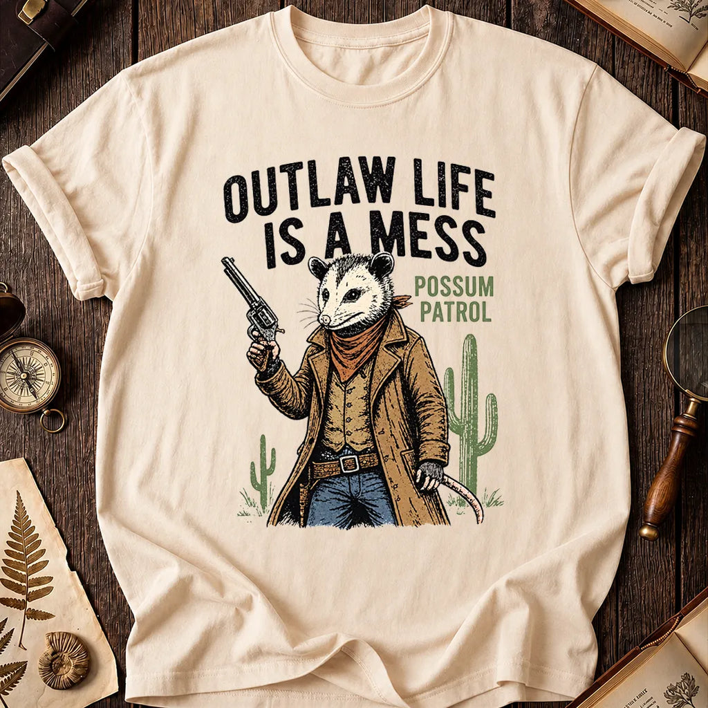 Messy Outlaw Possum T-Shirt